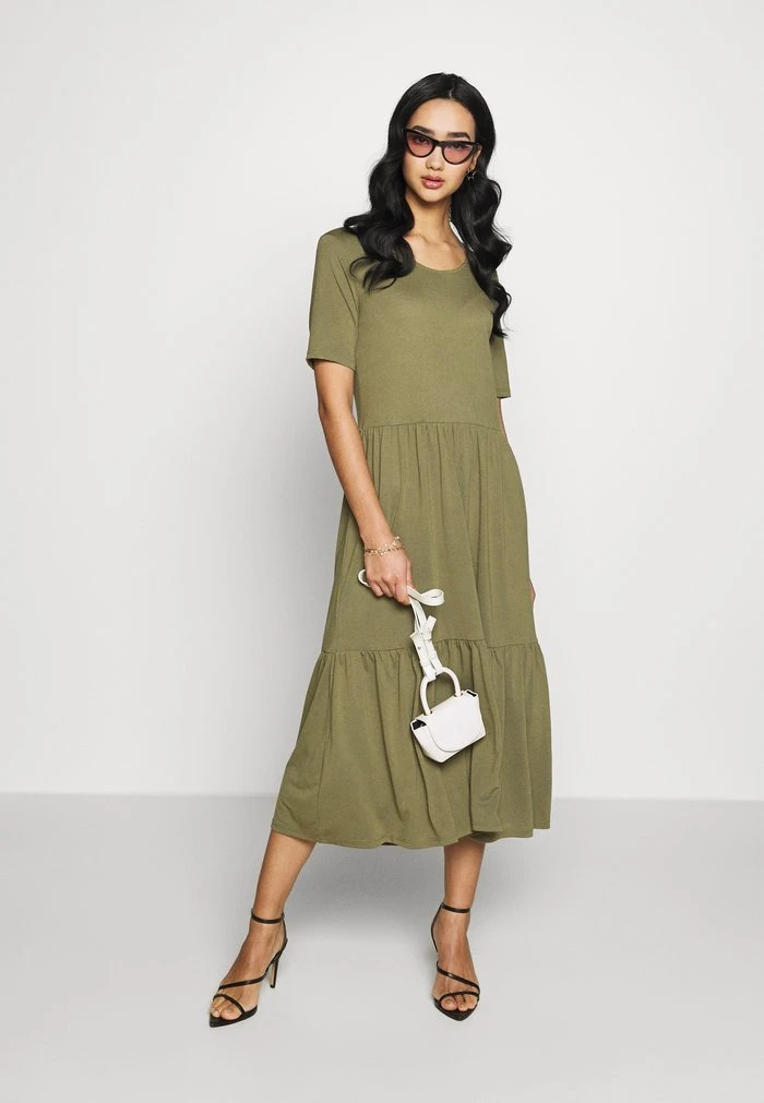 JDYDALILA FROSTY LONG DRESS - Robe En Jersey - Martini Olive 4 JDYDALILA FROSTY LONG DRESS - Robe En Jersey - Martini Olive – Image 2