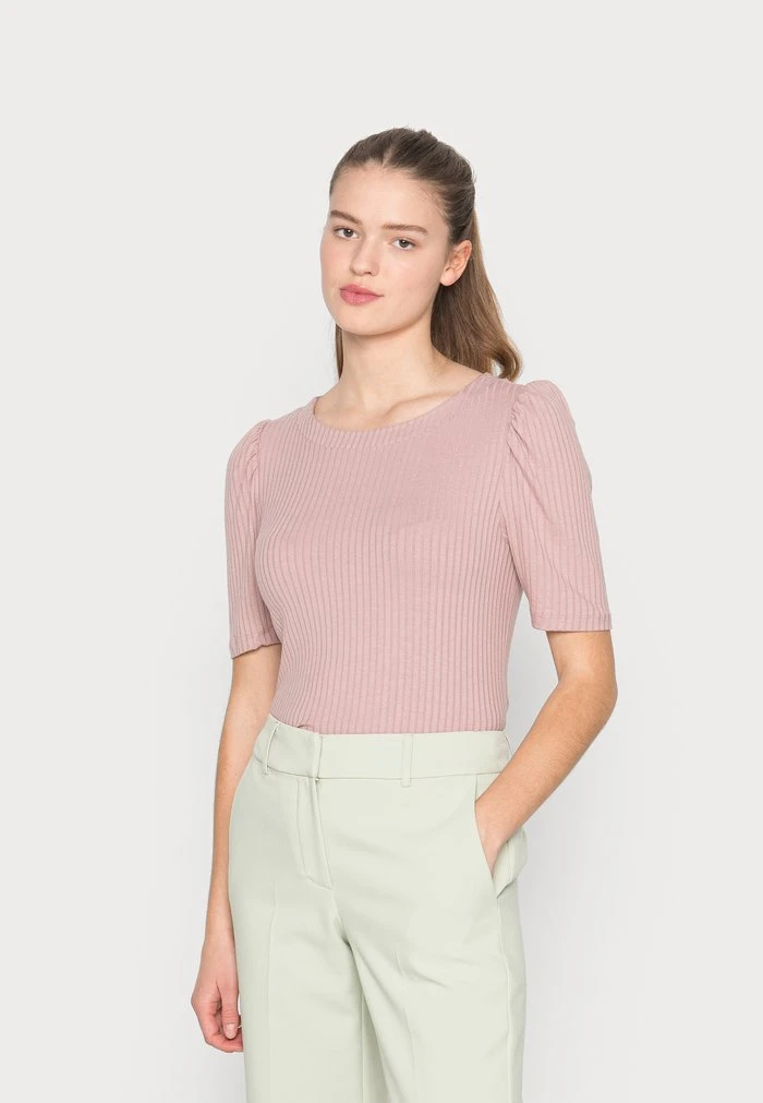 JDYFRANSISKA PUFF SLEEVE - T-shirt Basique - Woodrose 3 JDYFRANSISKA PUFF SLEEVE - T-shirt Basique - Woodrose