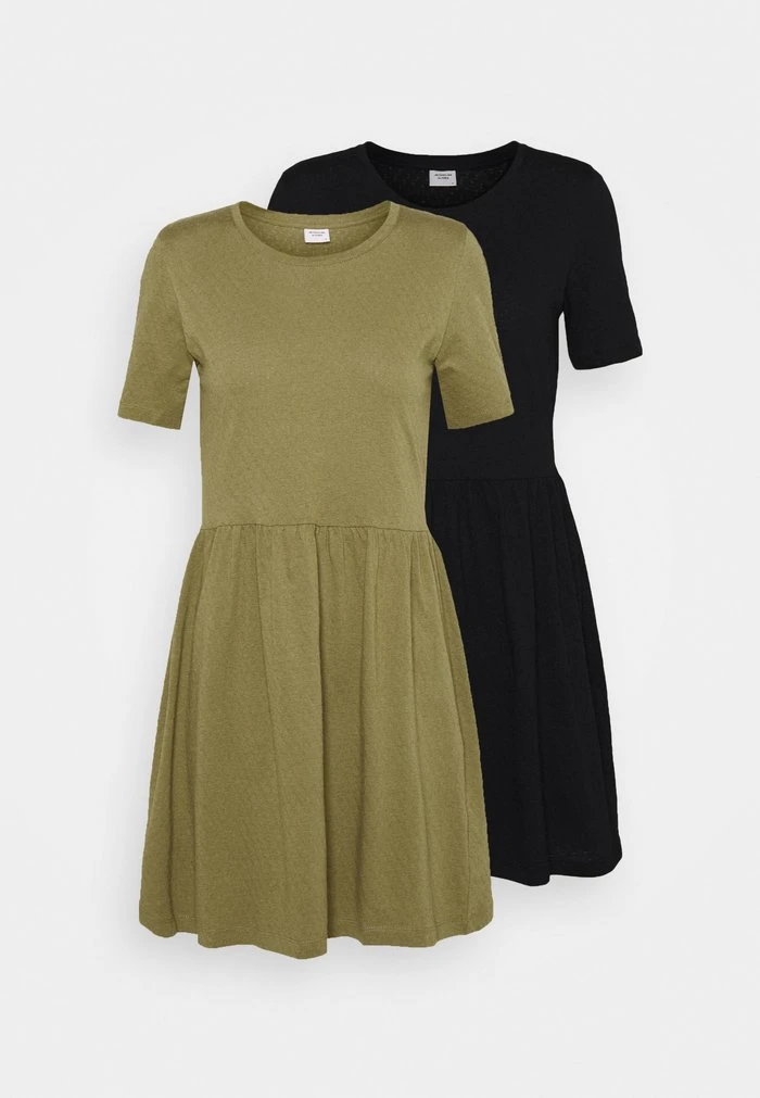 JDYPASTEL LIFE DRESS 2 PACK - Robe En Jersey - Black/martini Olive 7 JDYPASTEL LIFE DRESS 2 PACK - Robe En Jersey - Black/martini Olive – Image 5