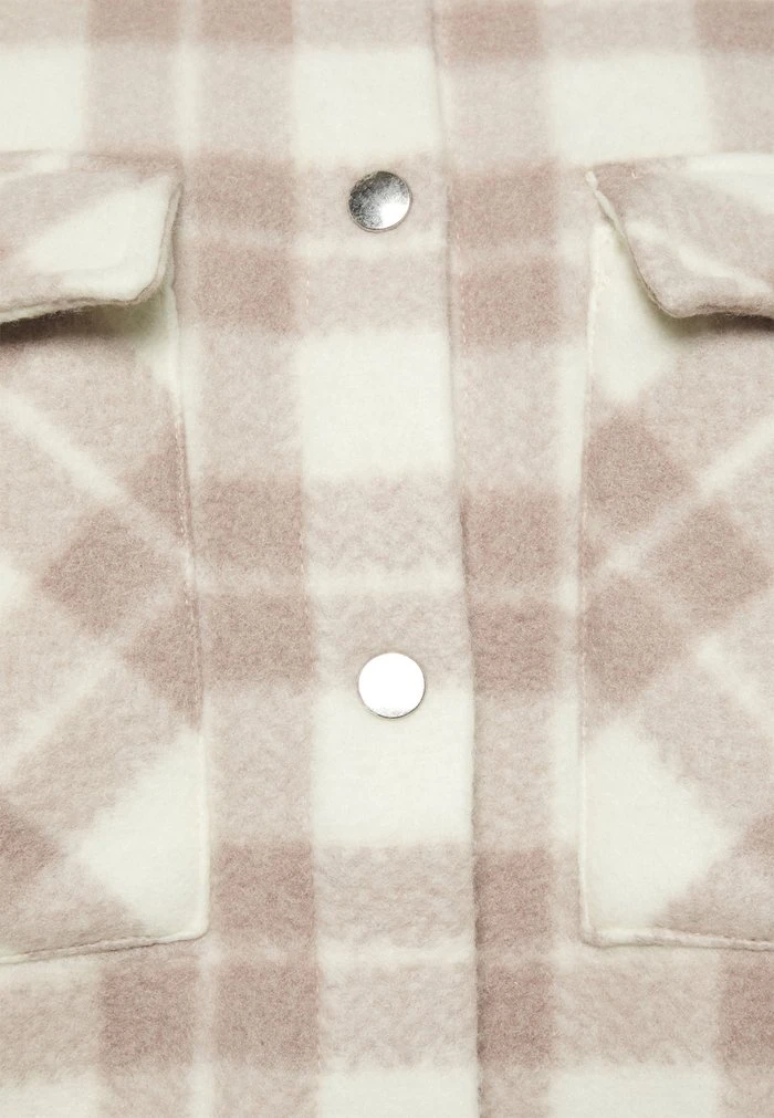 JDYHOLLY CHECK SHORT SHACKET - Veste Légère - Bark 5 JDYHOLLY CHECK SHORT SHACKET - Veste Légère - Bark – Image 3