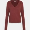 JDYALICE V NECK - Pullover - Apple Butter 1 JDYALICE V NECK - Pullover - Apple Butter -Promos JDY Boutique 5b756ec695d949e78183122eacd8328b