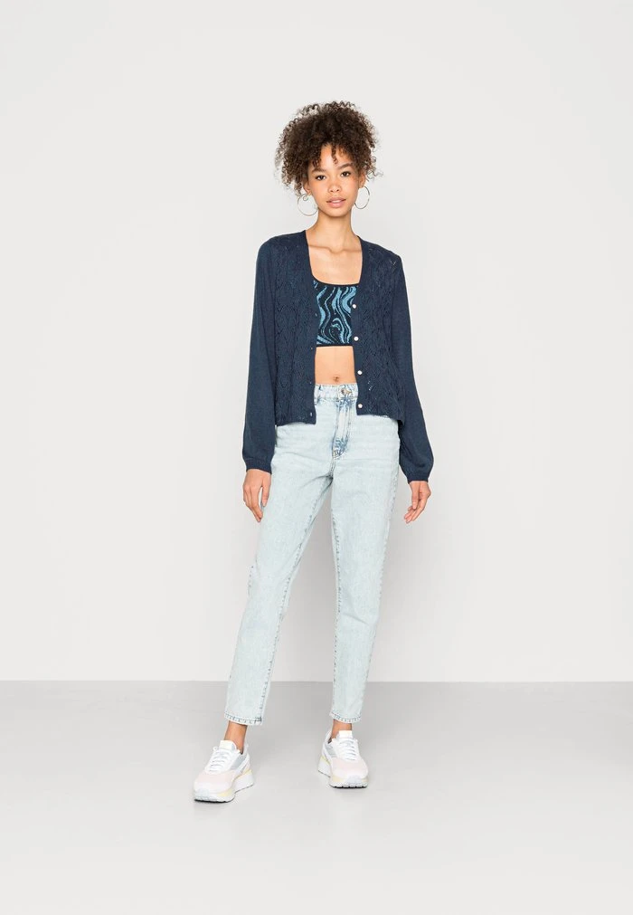 JDY LUCINDA V NECK CARDIGAN - Gilet - Black Iris 4 JDY LUCINDA V NECK CARDIGAN - Gilet - Black Iris – Image 2