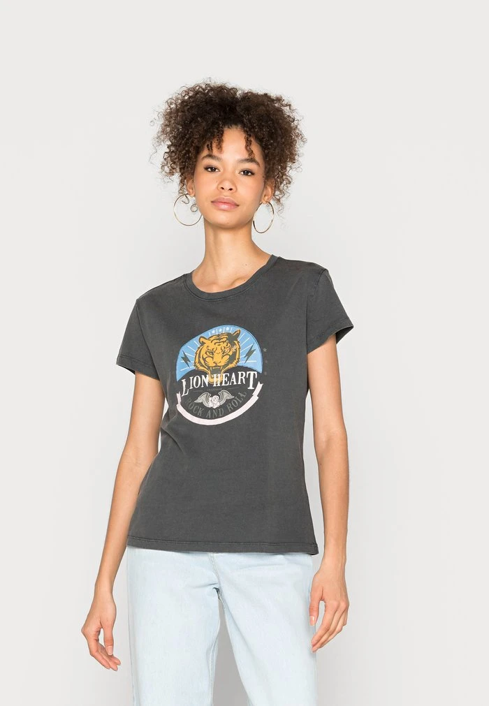 JDYFAROCK - T-shirt Imprimé - Obsidian/lion Heart 3 JDYFAROCK - T-shirt Imprimé - Obsidian/lion Heart