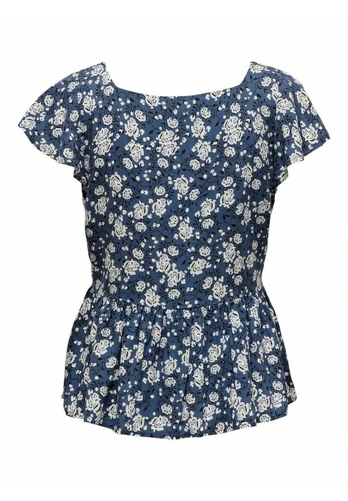 JDY FLÜGELÄRMEL - Blouse - Blue Indigo 4 JDY FLÜGELÄRMEL - Blouse - Blue Indigo – Image 2