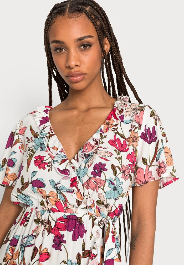 JDYSTARR LIFE WRAP DRESS - Robe De Jour - Cloud Dancer 7 JDYSTARR LIFE WRAP DRESS - Robe De Jour - Cloud Dancer – Image 5