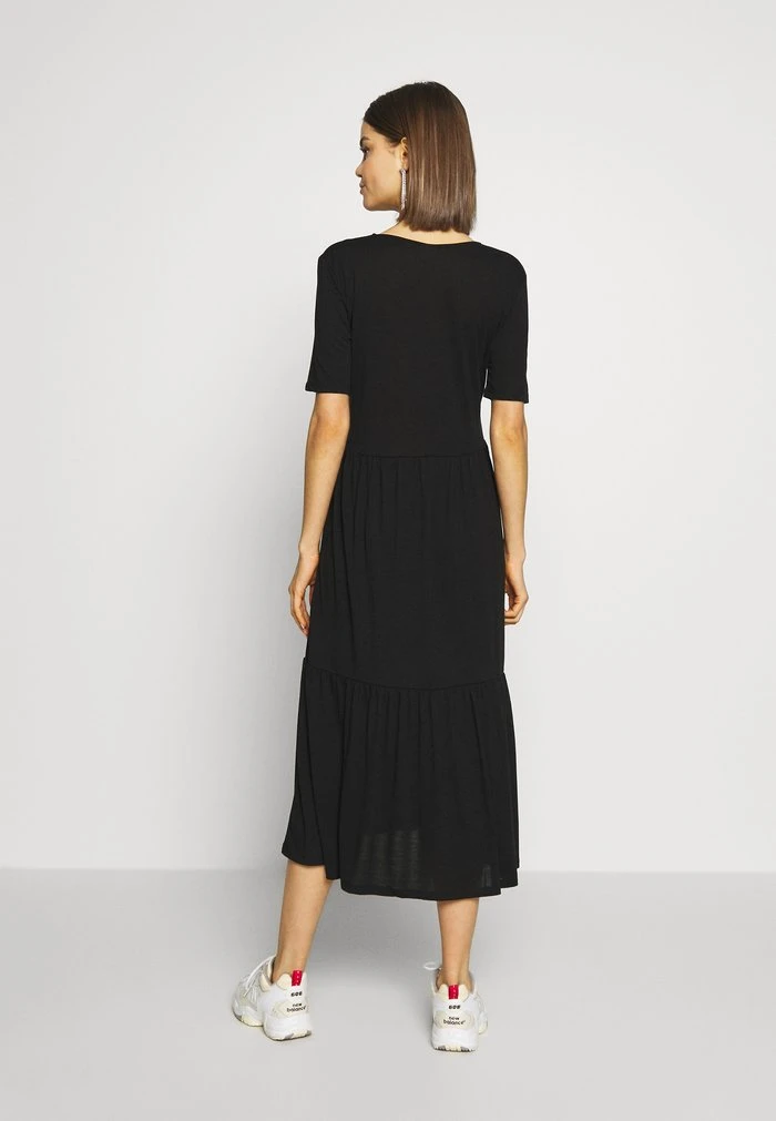 JDYDALILA FROSTY LONG DRESS - Robe En Jersey - Black 5 JDYDALILA FROSTY LONG DRESS - Robe En Jersey - Black – Image 3