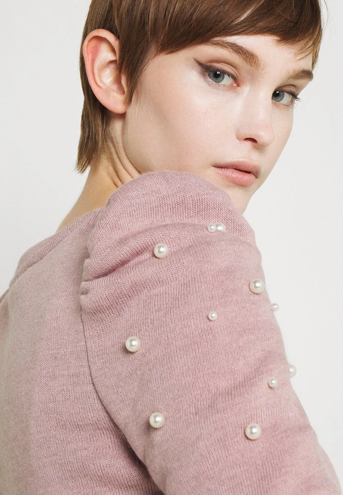 JDYMIE PEARL PUFF SLEEVE - Pullover - Wood Rose 8 JDYMIE PEARL PUFF SLEEVE - Pullover - Wood Rose – Image 6