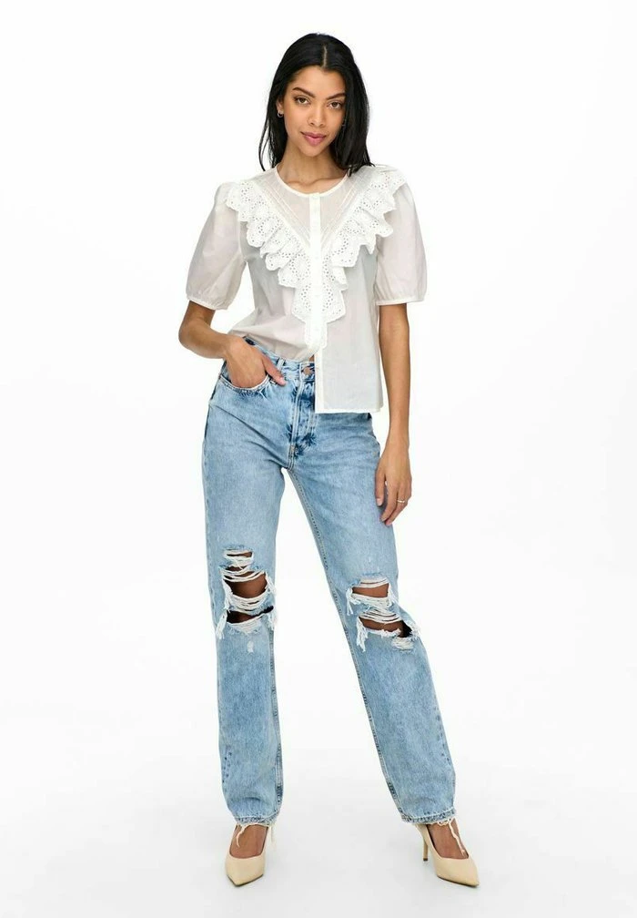 JDY Blouse - White 4 JDY Blouse - White – Image 2