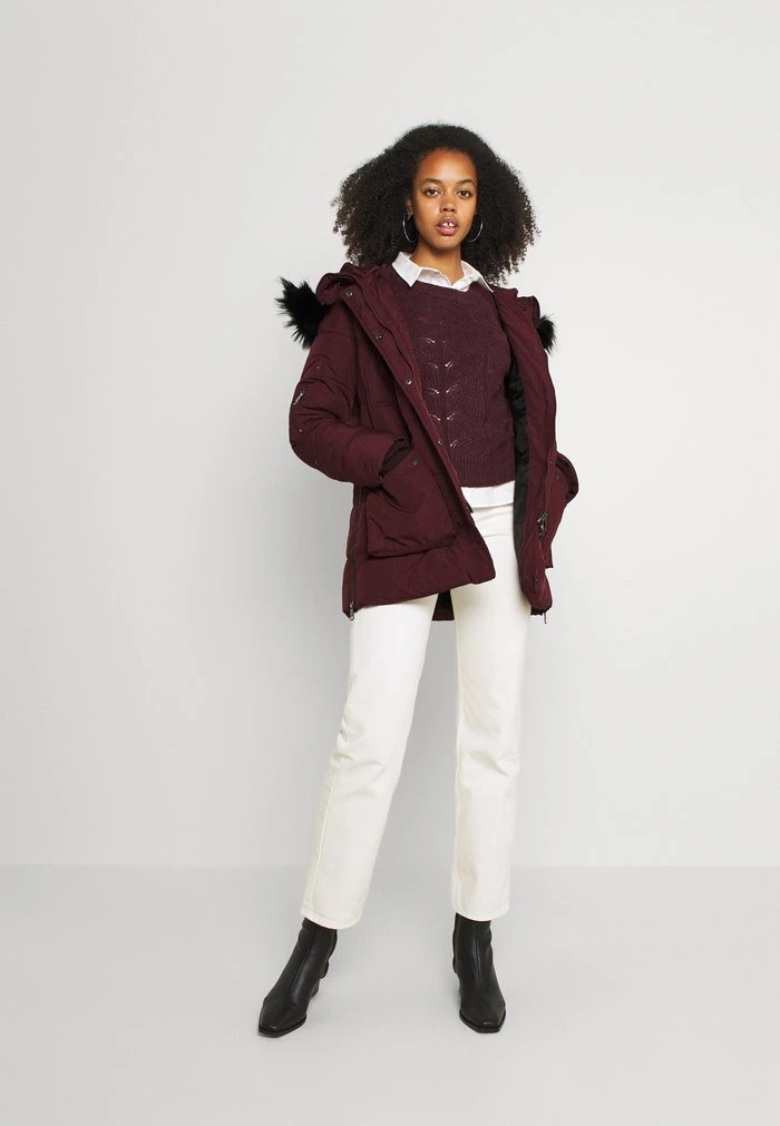 JDYDINA PADDED PARKA - Veste D'hiver - Windsor Wine 4 JDYDINA PADDED PARKA - Veste D'hiver - Windsor Wine – Image 2