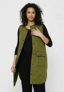 JDYAUGUSTA DIAMOND WAISTCOAT - Veste Sans Manches - Military Olive