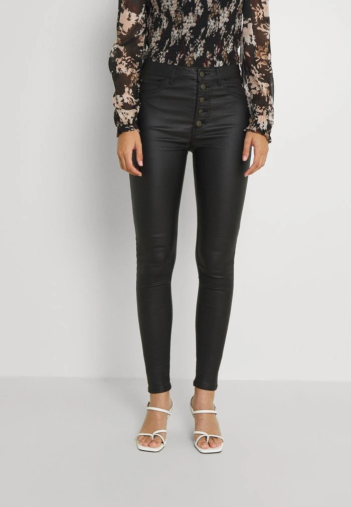 JDYNEWTHUNDER FLY BUTTON - Pantalon Classique - Black 3 JDYNEWTHUNDER FLY BUTTON - Pantalon Classique - Black