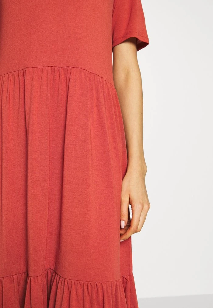 JDYDALILA FROSTY LONG DRESS - Robe En Jersey - Hot Sauce 8 JDYDALILA FROSTY LONG DRESS - Robe En Jersey - Hot Sauce – Image 6