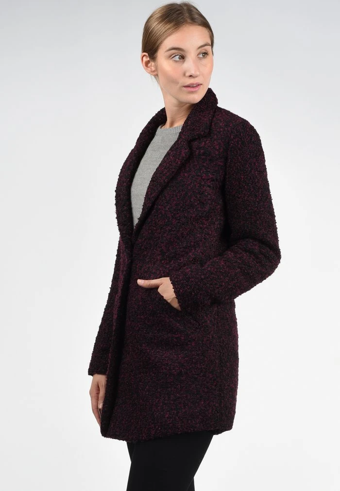 JDY BERTA - Manteau Court - Red Plum 6 JDY BERTA - Manteau Court - Red Plum – Image 4