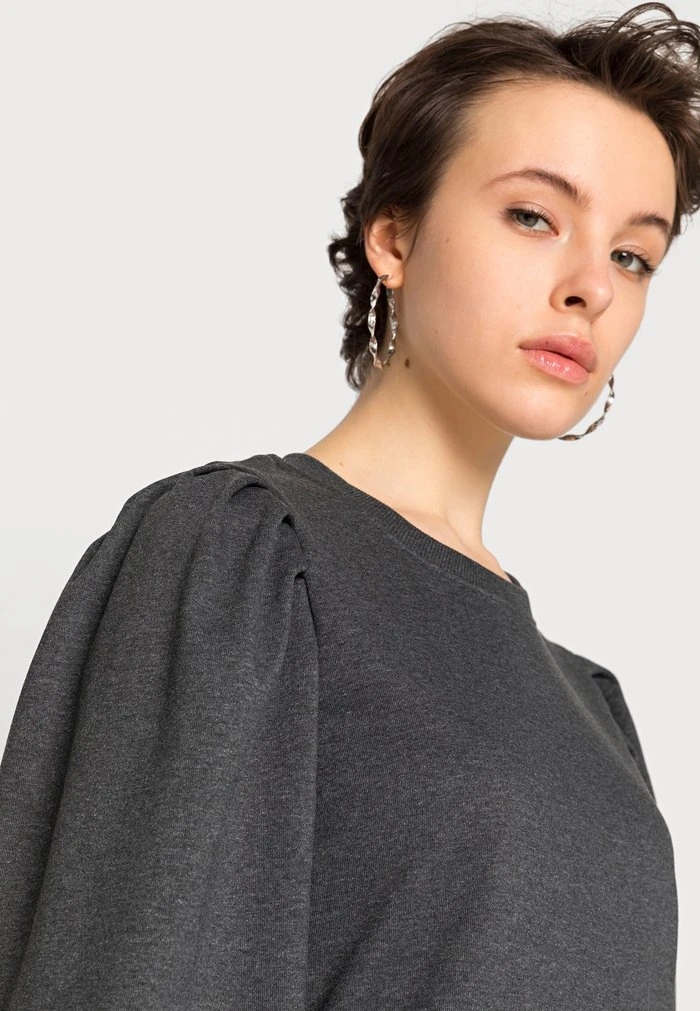 JDYIVY MATHILDE DRESS - Robe De Jour - Mottled Dark Grey 7 JDYIVY MATHILDE DRESS - Robe De Jour - Mottled Dark Grey – Image 5