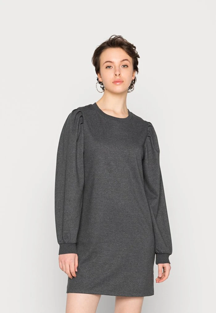 JDYIVY MATHILDE DRESS - Robe De Jour - Mottled Dark Grey 3 JDYIVY MATHILDE DRESS - Robe De Jour - Mottled Dark Grey