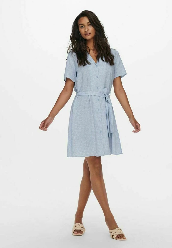 JDY Robe Chemise - Cashmere Blue 4 JDY Robe Chemise - Cashmere Blue – Image 2