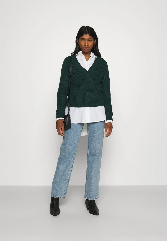 JDYLORI JUSTY V NECK - Pullover - Ponderosa Pine 4 JDYLORI JUSTY V NECK - Pullover - Ponderosa Pine – Image 2