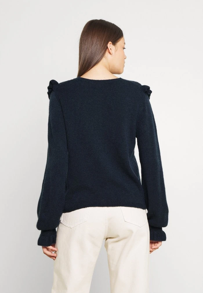 JDYLISA FRILL - Pullover - Black Iris 5 JDYLISA FRILL - Pullover - Black Iris – Image 3