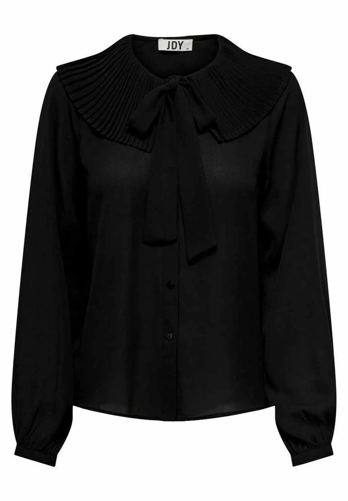 JDY PLISSEEKRAGEN - Blouse - Black 3 JDY PLISSEEKRAGEN - Blouse - Black