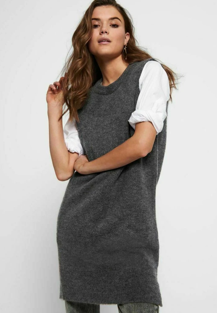 JDY Robe Pull - Dark Grey Melange 7 JDY Robe Pull - Dark Grey Melange – Image 5