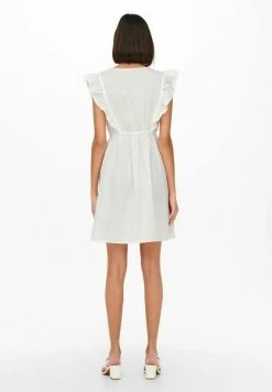 JDY GERÜSCHTES - Robe De Jour - Cloud Dancer -Promos JDY Boutique 664f85c21a7741958ef72407054df7f2