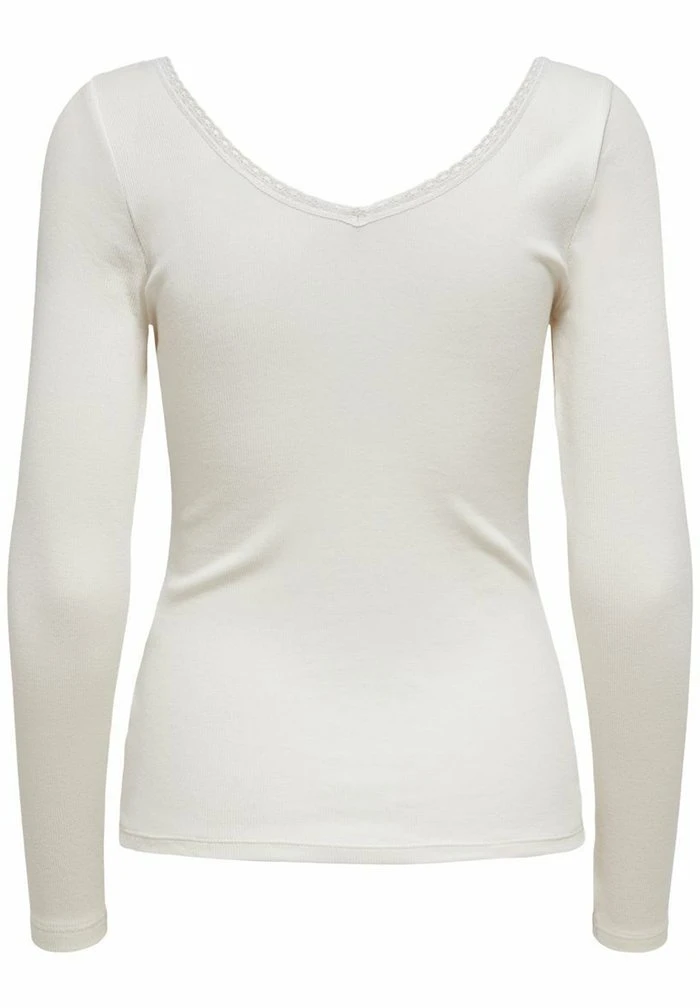 JDY T-shirt à Manches Longues - Cloud Dancer 8 JDY T-shirt à Manches Longues - Cloud Dancer – Image 6