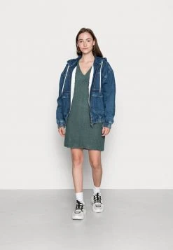 JDYWENDY V NECK DRESS - Robe Pull - Blue Grey -Promos JDY Boutique 672c41d418224e199db461f9b9ce0b94