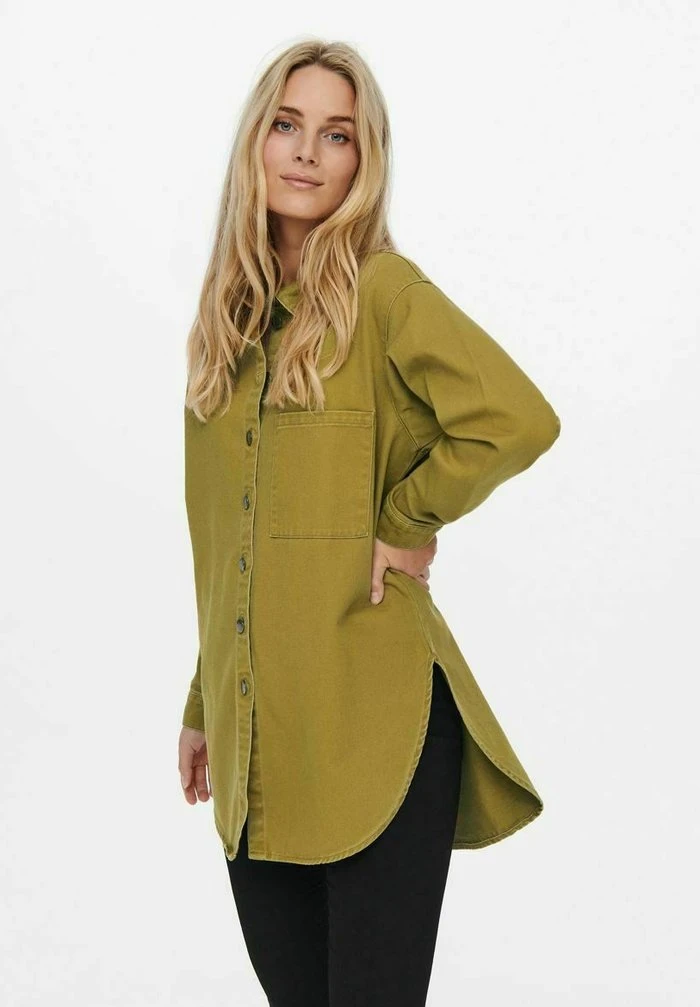 JDY Chemisier - Ecru Olive 3 JDY Chemisier - Ecru Olive