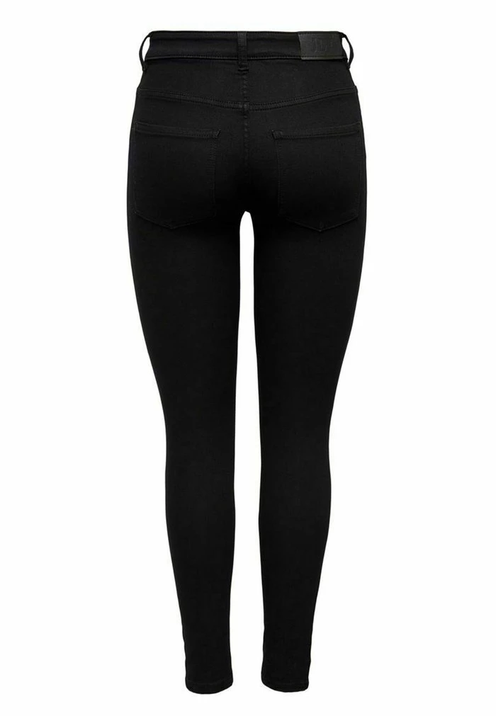JDY HIGH WAIST KNEE-CUT - Jeans Skinny - Black Denim 9 JDY HIGH WAIST KNEE-CUT - Jeans Skinny - Black Denim – Image 7