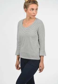 JDY 3/4-ARM-SHIRT LINDA - T-shirt à Manches Longues - Cloud Dancer