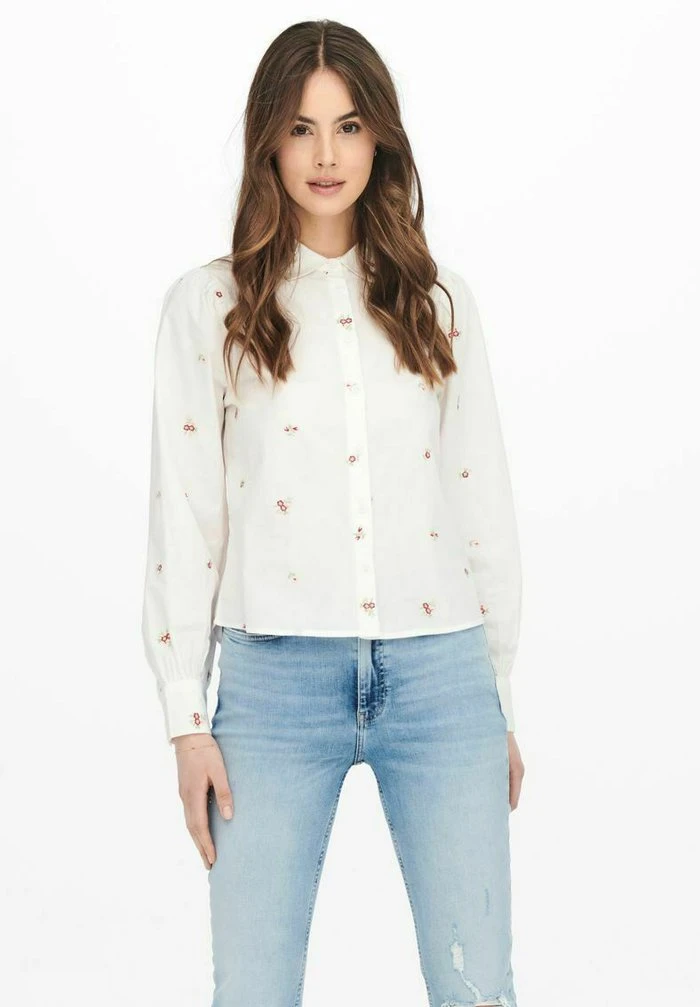 JDY BESTICKTE - Chemisier - Cloud Dancer 3 JDY BESTICKTE - Chemisier - Cloud Dancer