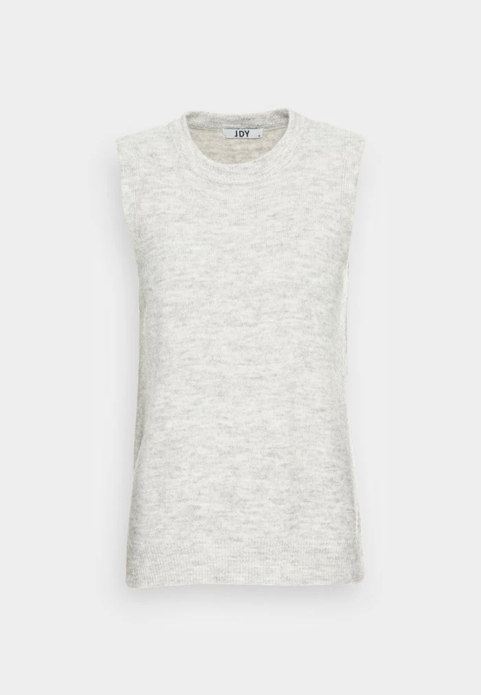 JDYELANOR VEST - Pullover - Light Grey Melange 6 JDYELANOR VEST - Pullover - Light Grey Melange – Image 4