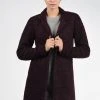 JDY BERTA - Manteau Court - Red Plum