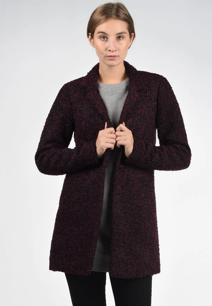JDY BERTA - Manteau Court - Red Plum 3 JDY BERTA - Manteau Court - Red Plum
