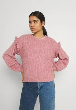 JDYHUDSON LIFE BIG SLEEVE - Pullover - Nostalgia Rose Melange