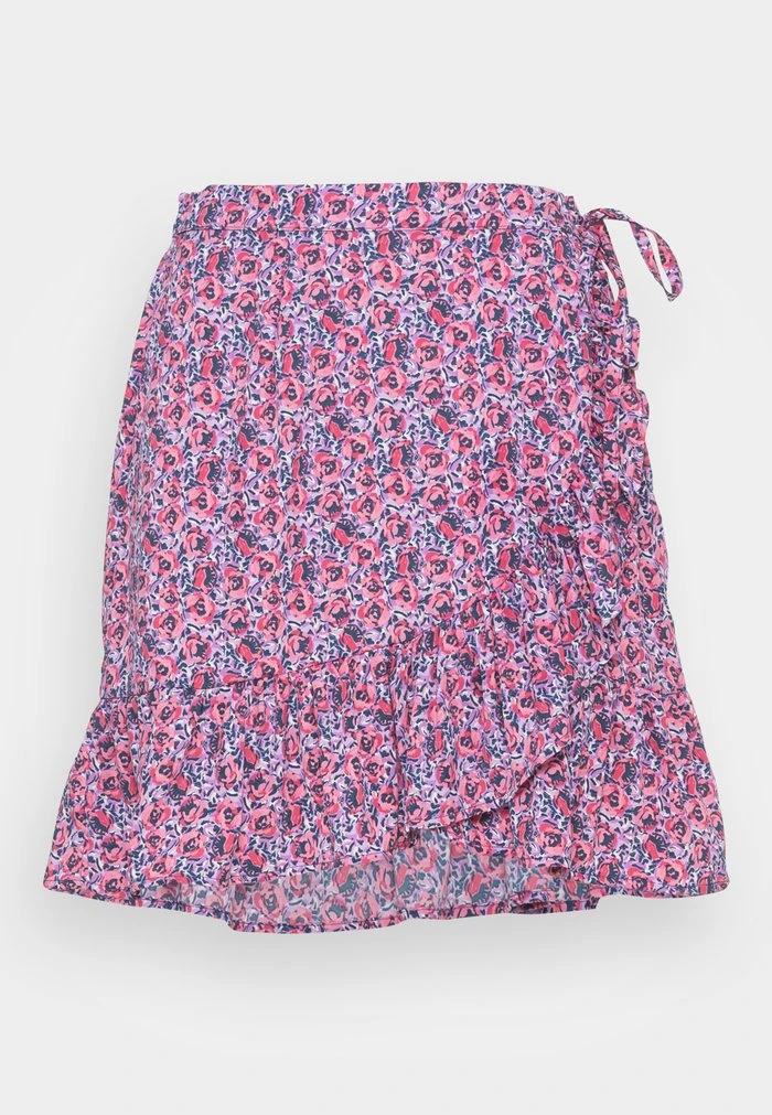 JDYMARIA SHORT WRAP SKIRT - Jupe Trapèze - Cloud Dancer/fuchsia Pink 6 JDYMARIA SHORT WRAP SKIRT - Jupe Trapèze - Cloud Dancer/fuchsia Pink – Image 4