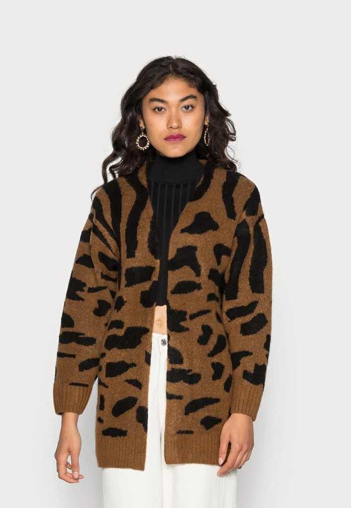 JDYLEO CARDIGAN - Gilet - Rubber 3 JDYLEO CARDIGAN - Gilet - Rubber