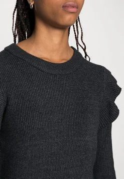 JDY WILLA FRILL DRESS - Robe Pull - Dark Grey Melange 11 JDY WILLA FRILL DRESS - Robe Pull - Dark Grey Melange -Promos JDY Boutique 71467030102744ad8fdbce761498e094