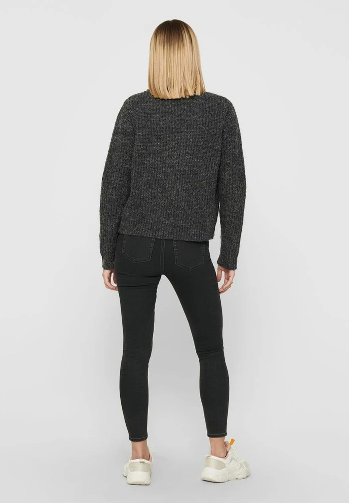 JDY Gilet - Dark Grey Melange 5 JDY Gilet - Dark Grey Melange – Image 3