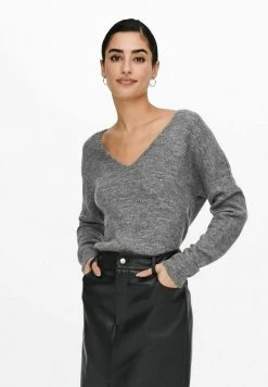 JDY ELANORA - Pullover - Dark Grey Melange