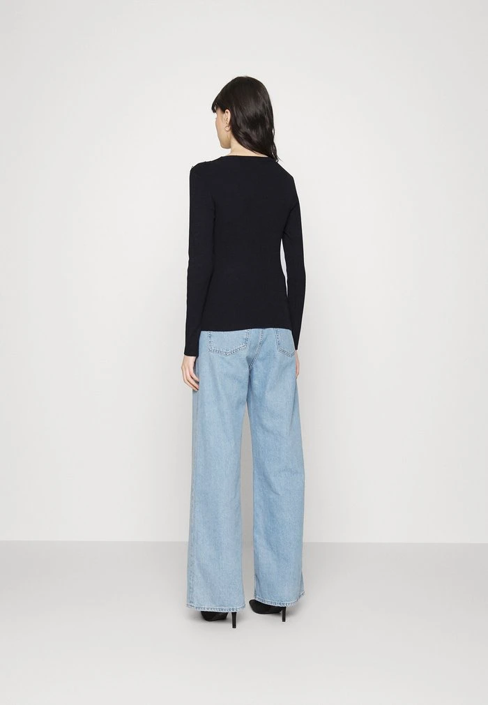 JDYPLUM O NECK BUTTON - Pullover - Black 5 JDYPLUM O NECK BUTTON - Pullover - Black – Image 3