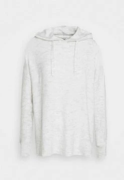 JDYELANOR HOOD - Pullover - White/melange -Promos JDY Boutique 733a45e9bb9746bfbacd68bfabe5db85