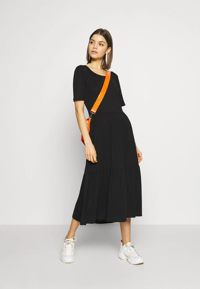 JDYDALILA FROSTY LONG DRESS - Robe En Jersey - Black 4 JDYDALILA FROSTY LONG DRESS - Robe En Jersey - Black – Image 2