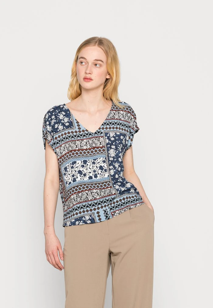 JDYSTARR LIFE V NECK - Blouse - Blue Indigo 3 JDYSTARR LIFE V NECK - Blouse - Blue Indigo