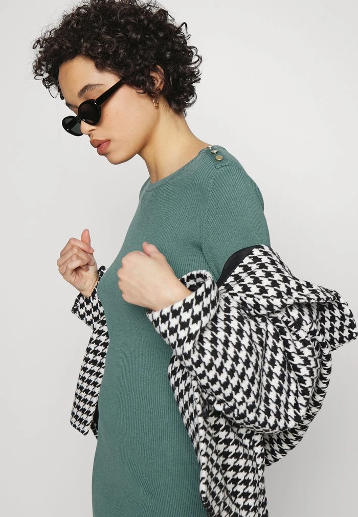 JDYPLUM ONECK BUTTON DRESS - Robe Pull - Sagebrush Green 6 JDYPLUM ONECK BUTTON DRESS - Robe Pull - Sagebrush Green – Image 4