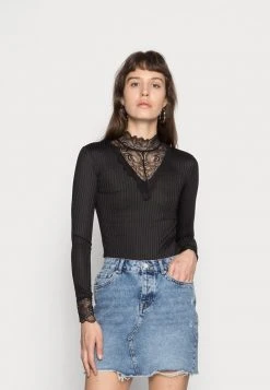 JDY T-shirt à Manches Longues - Black