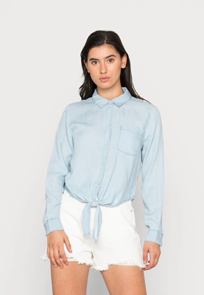 JDYJASPER LIFE KNOT - Blouse - Light Blue Denim 3 JDYJASPER LIFE KNOT - Blouse - Light Blue Denim
