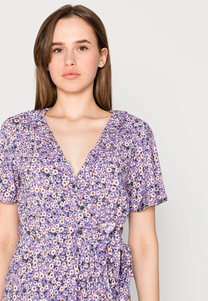 JDYSTARR LIFE WRAP DRESS - Robe De Jour - Chalk Violet 7 JDYSTARR LIFE WRAP DRESS - Robe De Jour - Chalk Violet – Image 5