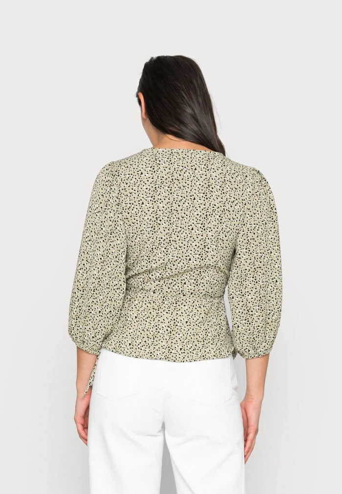 JDYSU WRAP - Blouse - Basil 5 JDYSU WRAP - Blouse - Basil – Image 3