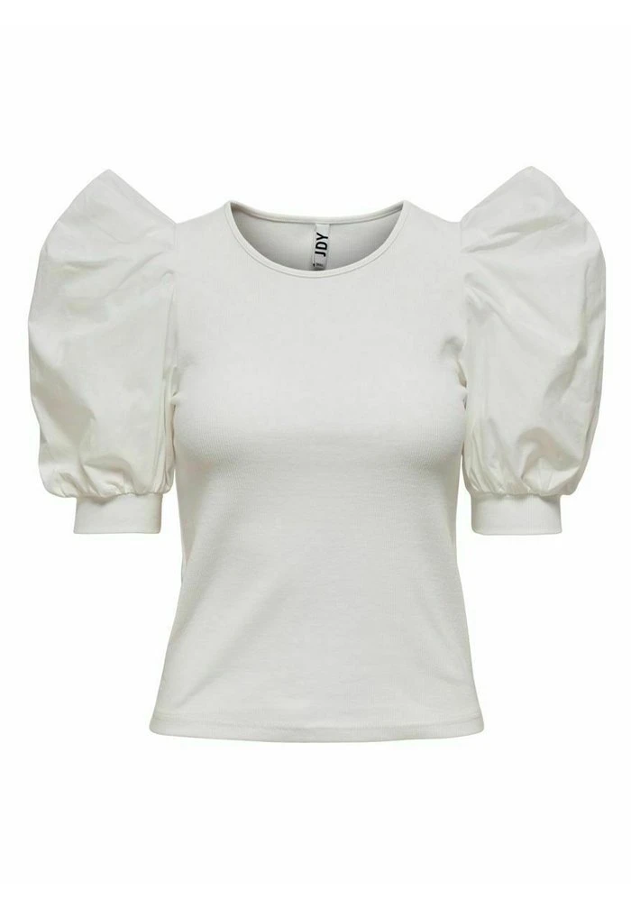 JDY T-shirt Basique - Cloud Dancer 8 JDY T-shirt Basique - Cloud Dancer – Image 6